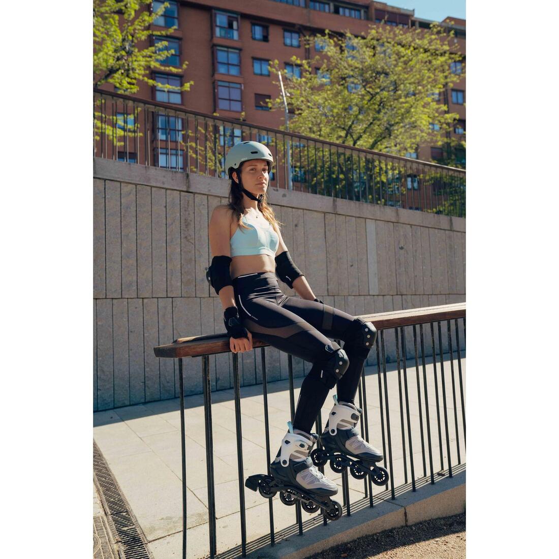 Roller fitness adulte FIT500 Ice Grey