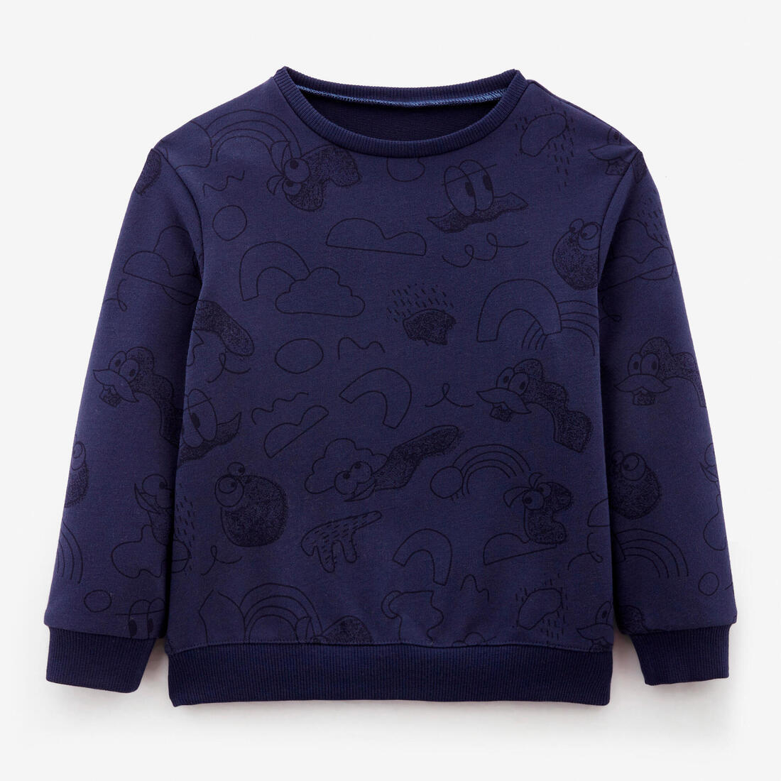 Sweat decat'oons imprimé beige baby gym enfant