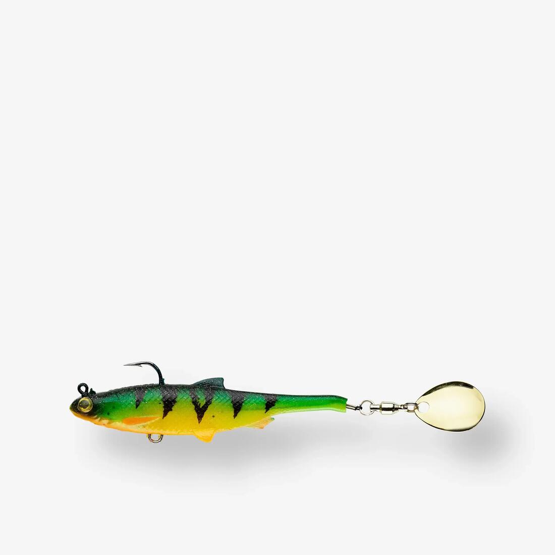 LEURRE SOUPLE SHAD A PALETTE PÊCHE AUX LEURRES ROACHSPIN 70 GARDON