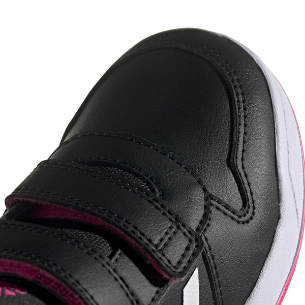 Baskets à scratch enfant - ADIDAS TENSAUR noir/rose ADIDAS