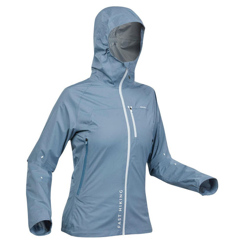 





Veste imperméable ultra légère de randonnée rapide - FH500 rain - Femme