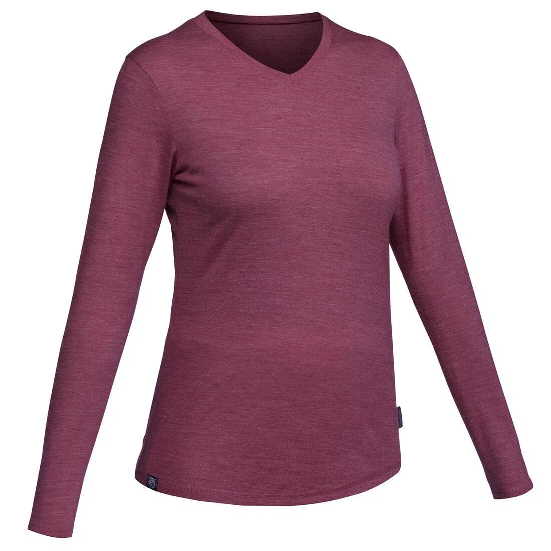 T-shirt laine mérinos de trek & voyage - femme - travel 500