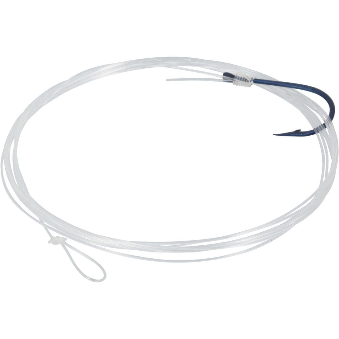Hameçons montés a palette SN HOOK fluorosea bluereversed pêche en mer