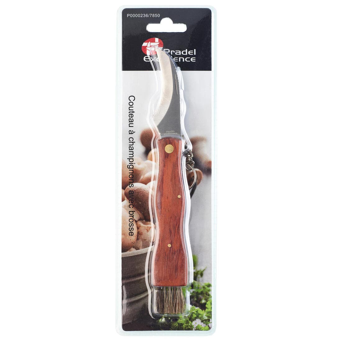 Couteau champignon pliable 7cm inoxydable Pradel