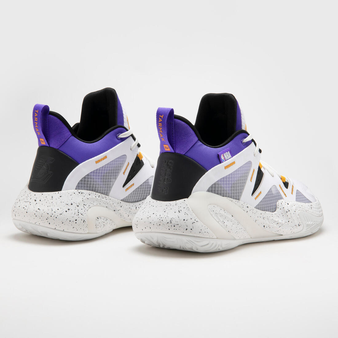 CHAUSSURES DE BASKETBALL LOS ANGELES LAKERS HOMME/FEMME -  900 NBA MID-3 BLANC