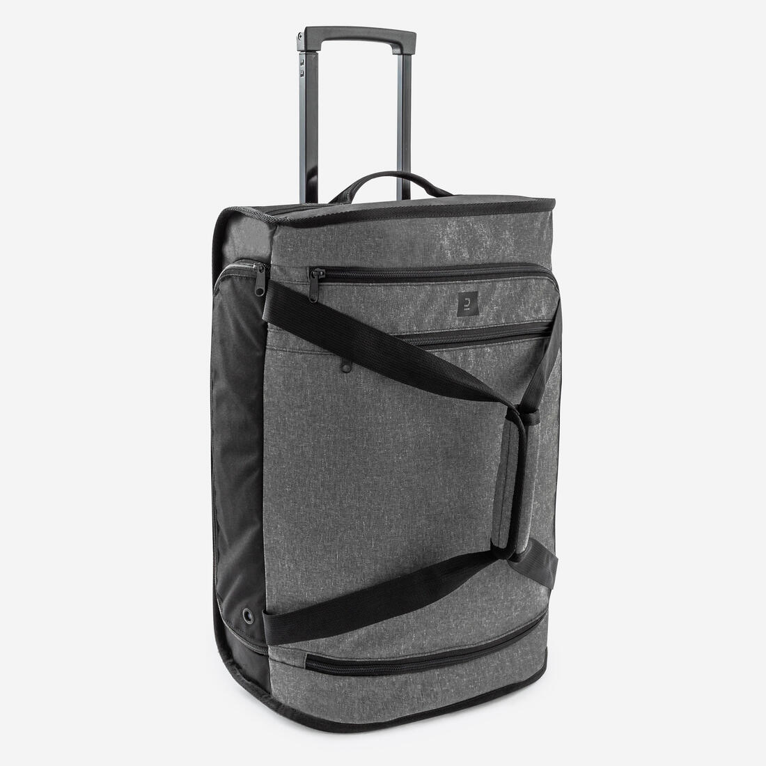 Valise 30L à roulettes - sac de voyage transport cabine - ESSENTIAL noire