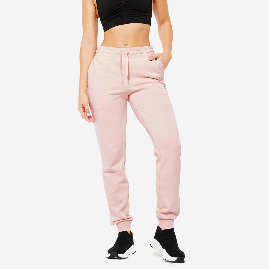 PANTALON JOGGING DE FITNESS SOFT TRAINING ADIDAS FEMME ROSE