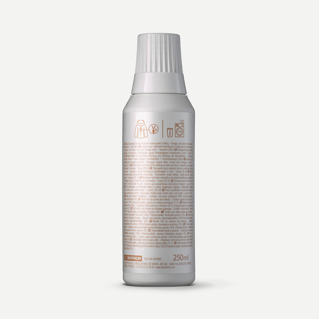 Lessive pour vêtement technique - imperméable ou duvet - 250ml