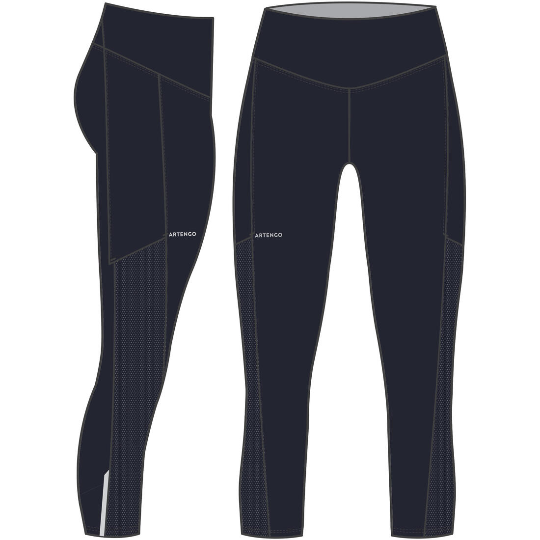 Legging tennis court dry femme - Corsaire dry HIP BALL