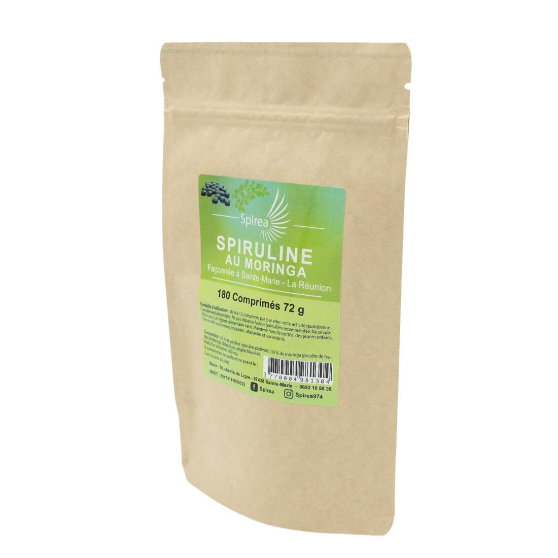 SPIREA-Spiruline Moringa comprimés - 72 gr - 180 cp