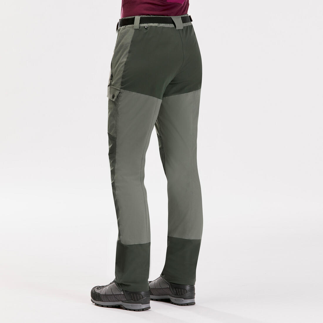 Pantalon résistant de trek montagne - MT500 beige - Femme v2