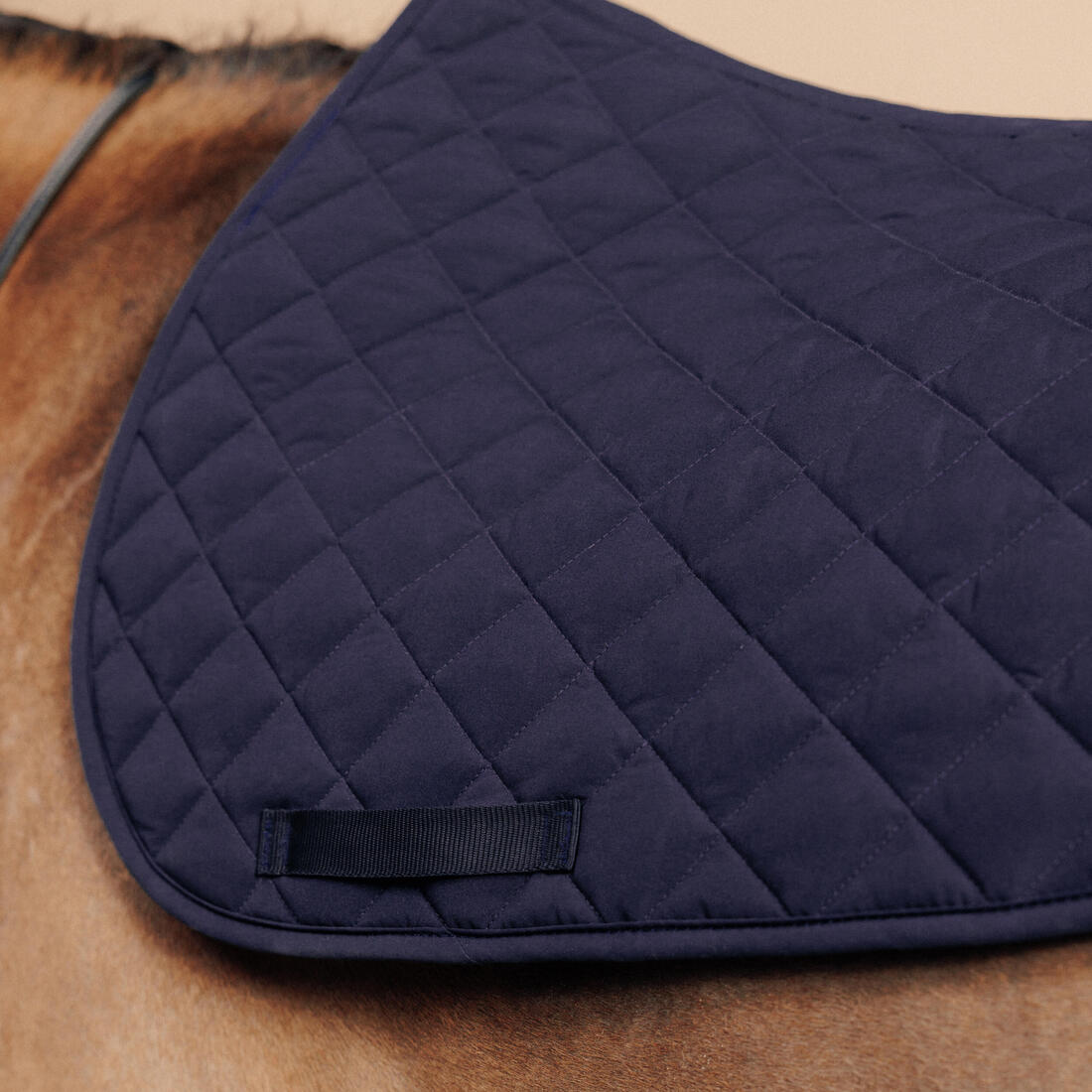 Tapis de selle équitation cheval - 100 marine