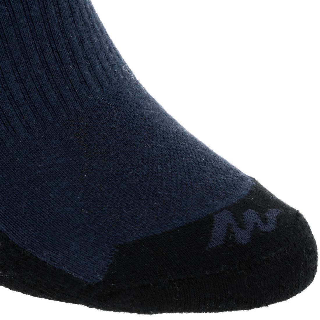 Chaussettes randonnée nature Bleue - NH100 Mid X 2 paires