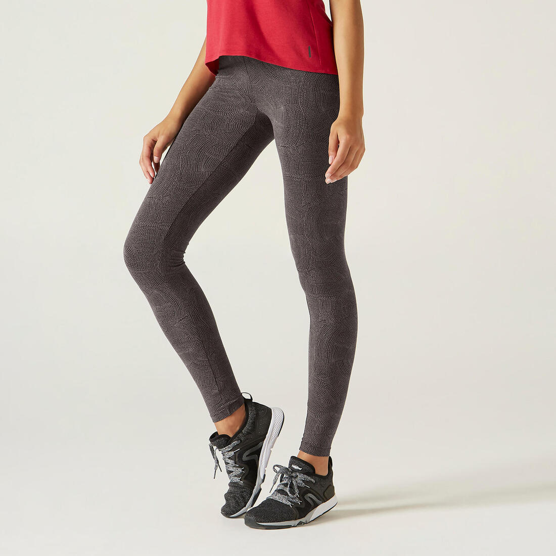 Legging fitness long coton extensible femme - Fit+