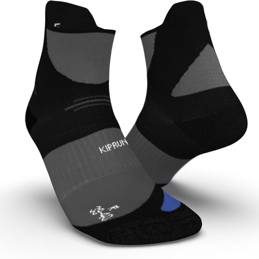 CHAUSSETTES DE RUNNING RUN900 EPAISSES STRAP BLEUES