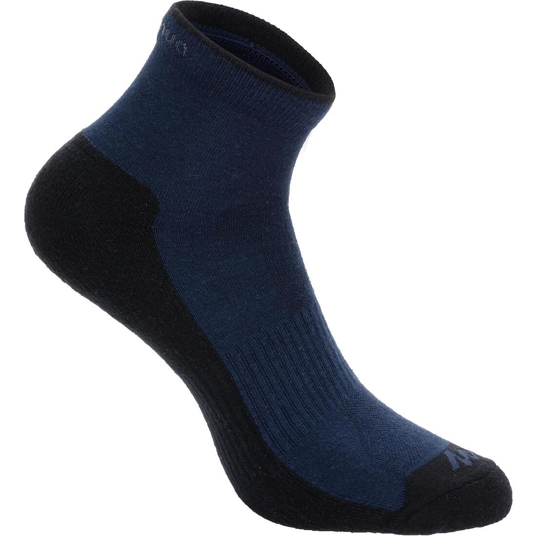 Chaussettes randonnée nature Bleue - NH100 Mid X 2 paires