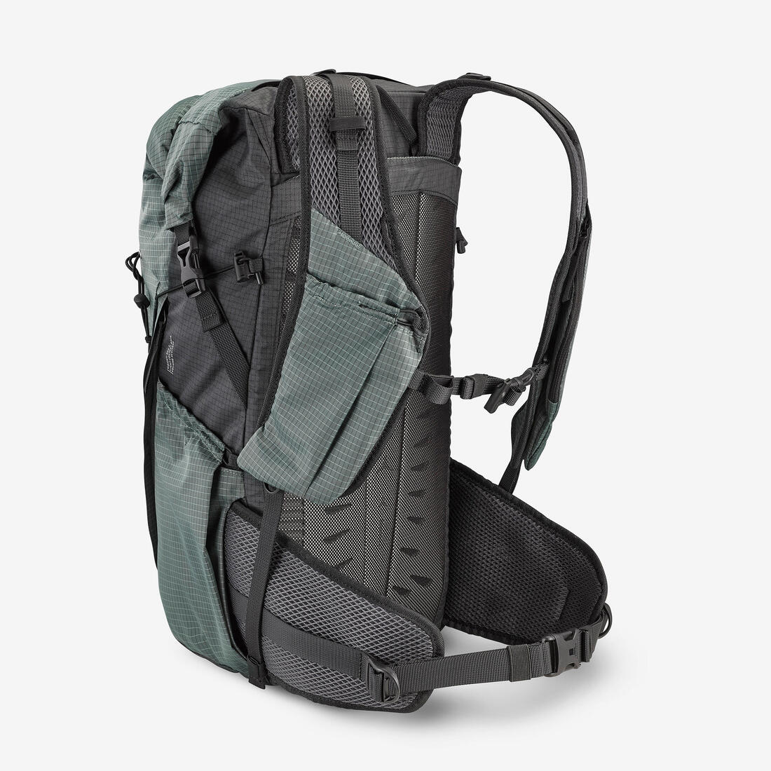 Sac à dos rolltop de randonnée montagne 22l - mh500 light vert