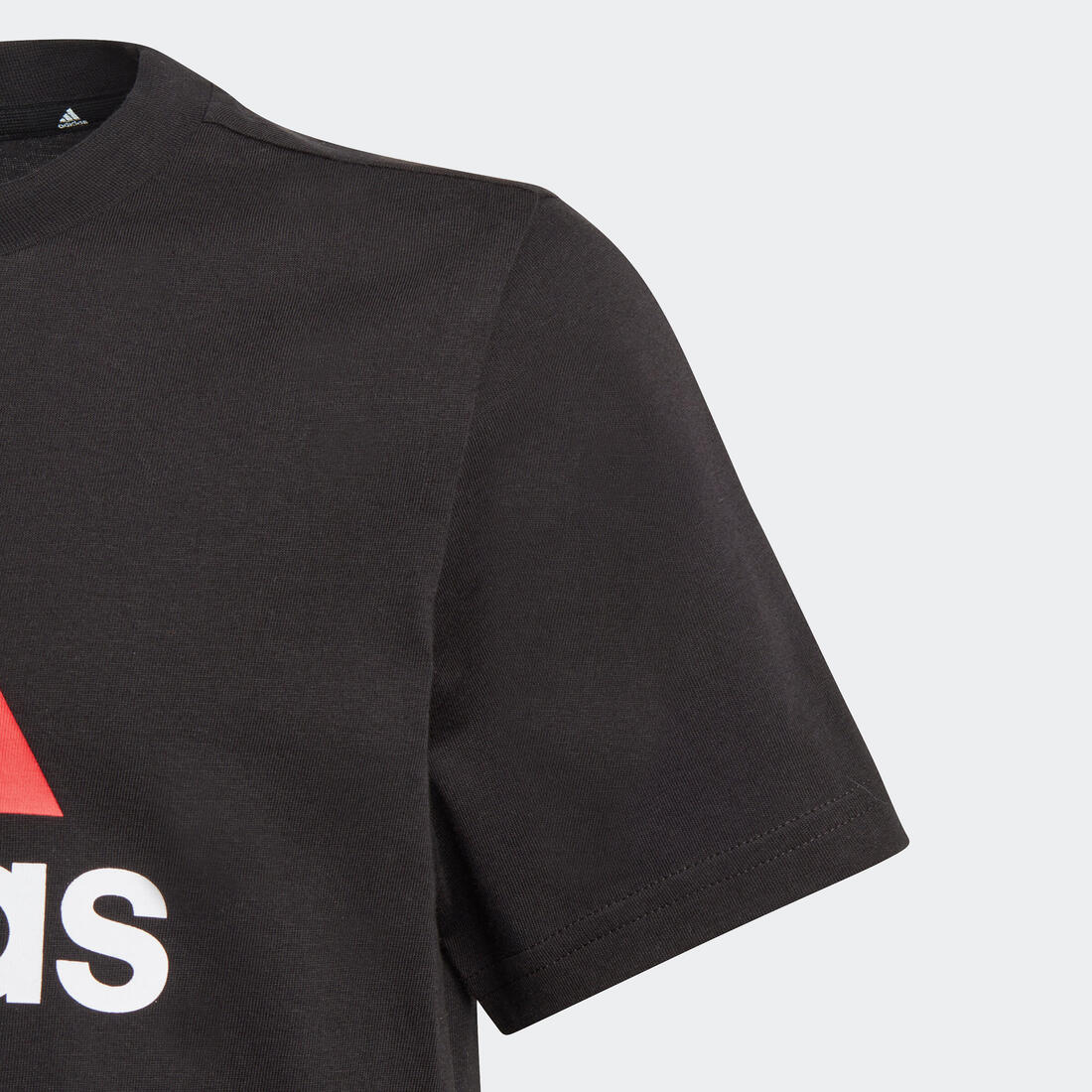 T-Shirt adidas enfant noir rouge logo