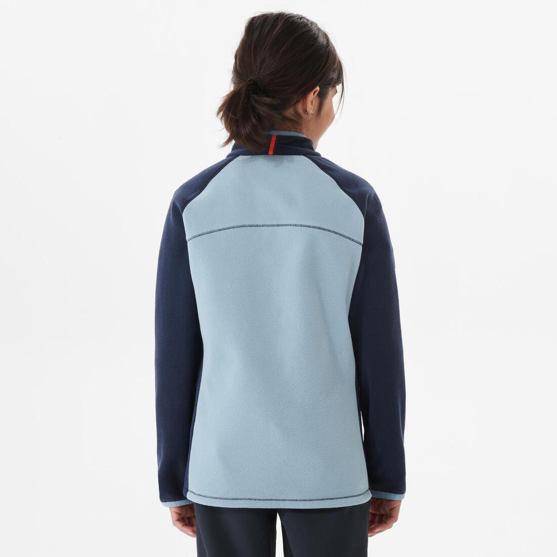 Veste polaire de randonnée - MH150 bleue - enfant 7-15 ans