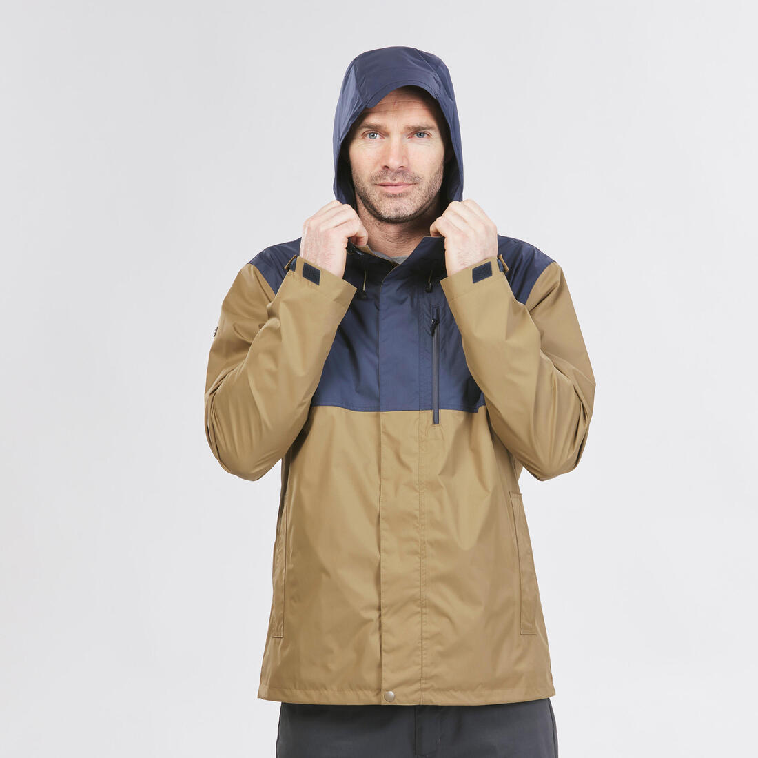 Veste imperméable de randonnée - nh500 imper - homme