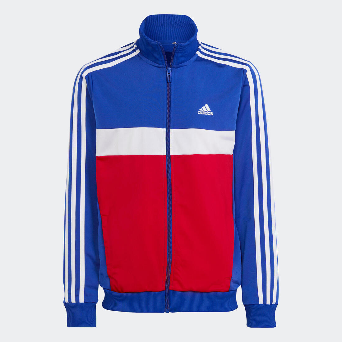 Survêtement colorblock de sport adidas enfant bleu rouge