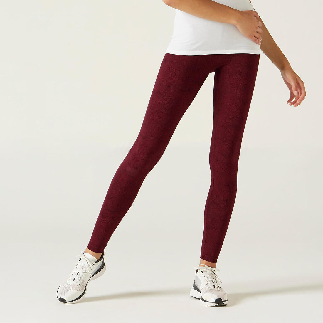 Legging fitness long coton extensible femme - Fit+