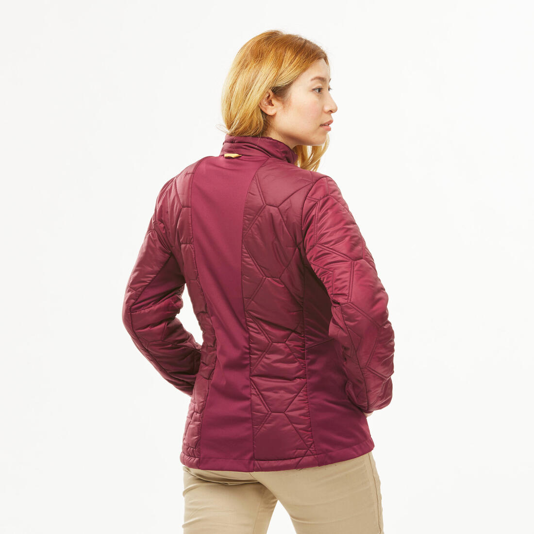 Veste 3en1 imperméable de trek voyage - Travel 500 -8 °C - Femme