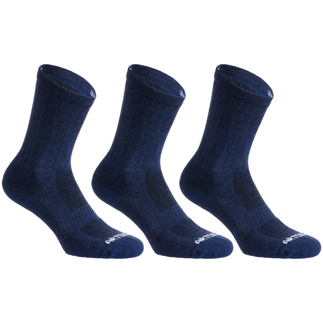 CHAUSSETTES DE TENNIS HAUTES ARTENGO RS 500 LOT DE 3