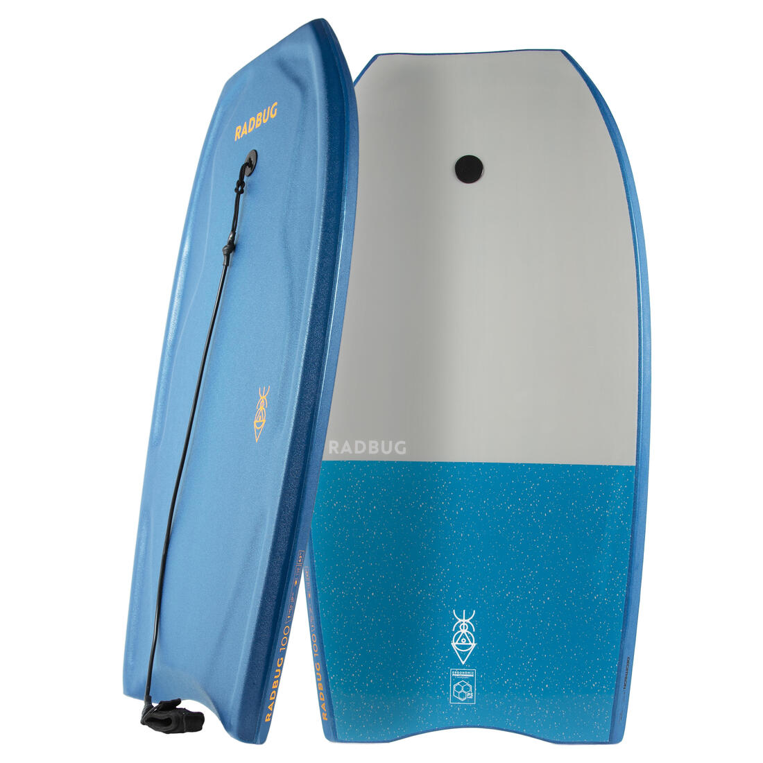 Bodyboard 100 avec leash poignet