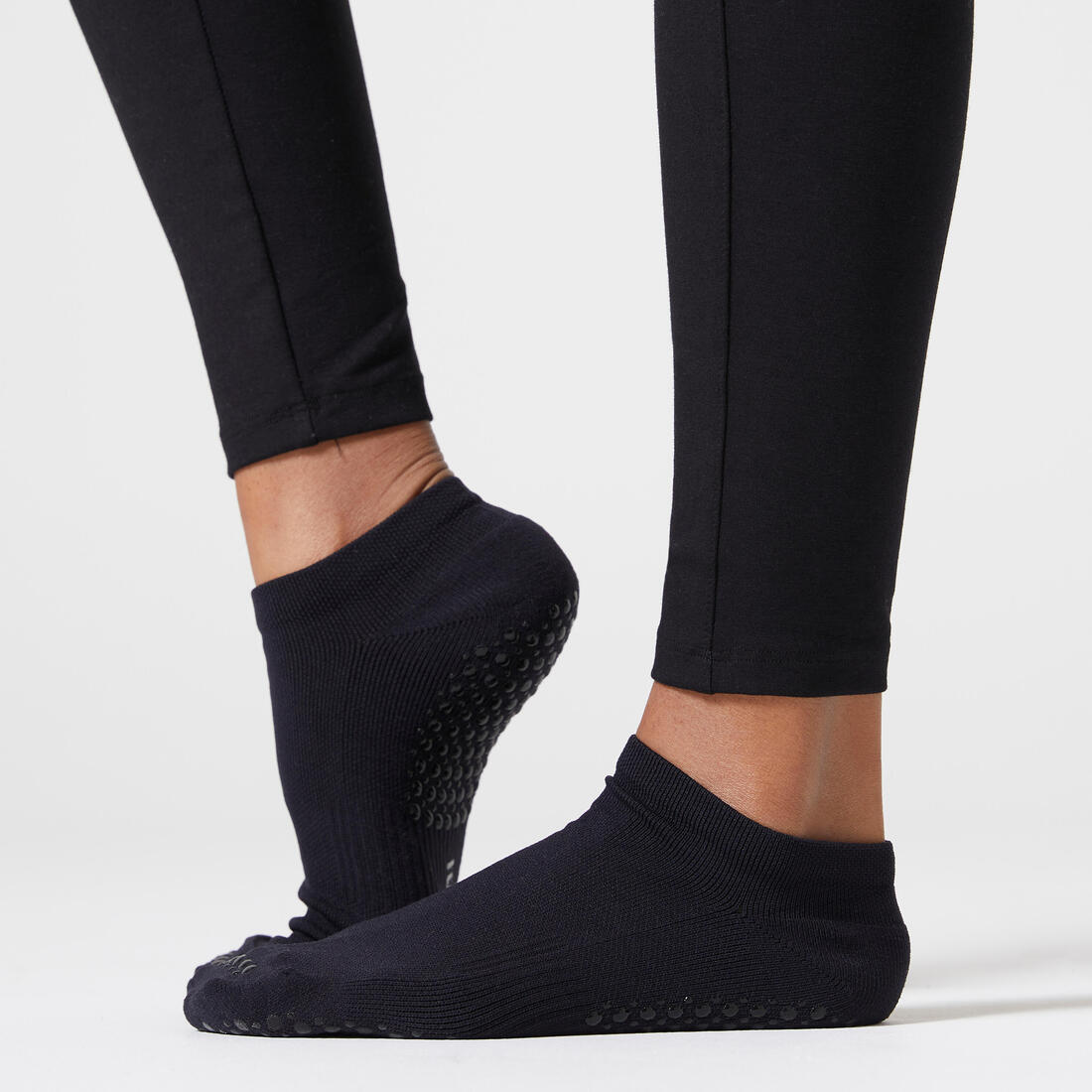 Chaussettes antidérapantes Fitness Femme - 500