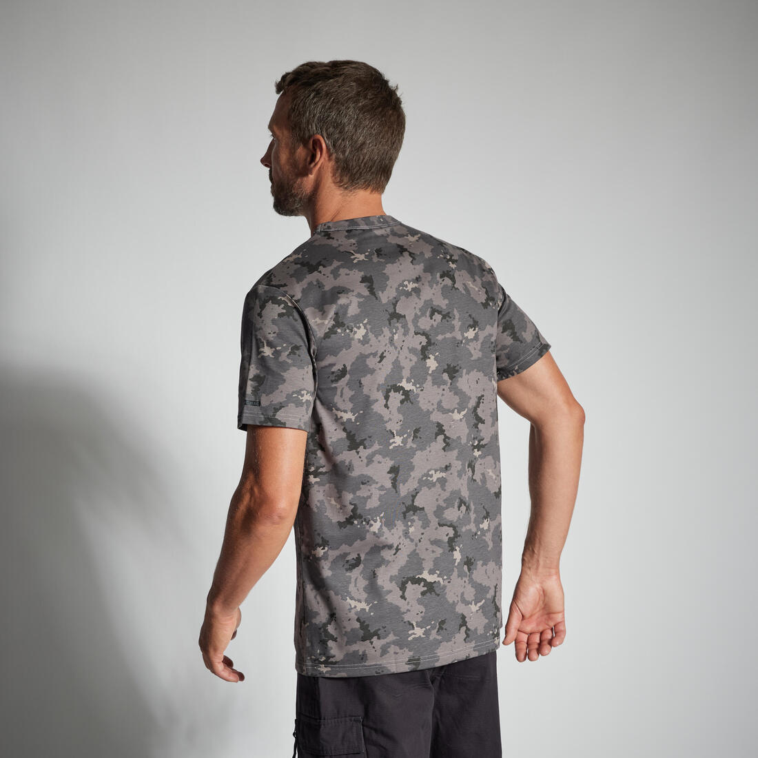 T-SHIRT RESISTANT 100 CAMO WOODLAND