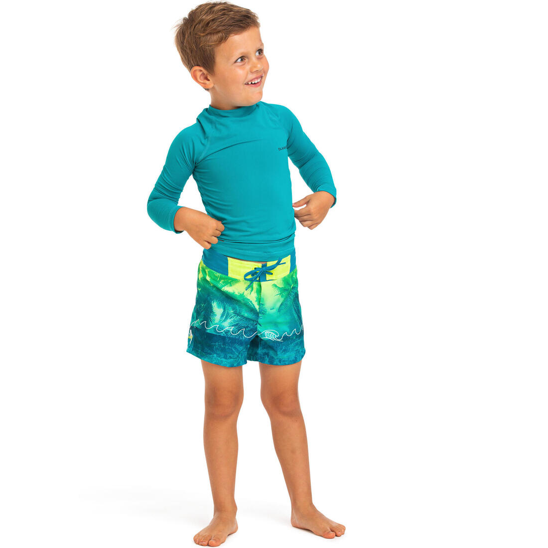 short de bain kid 500 vert