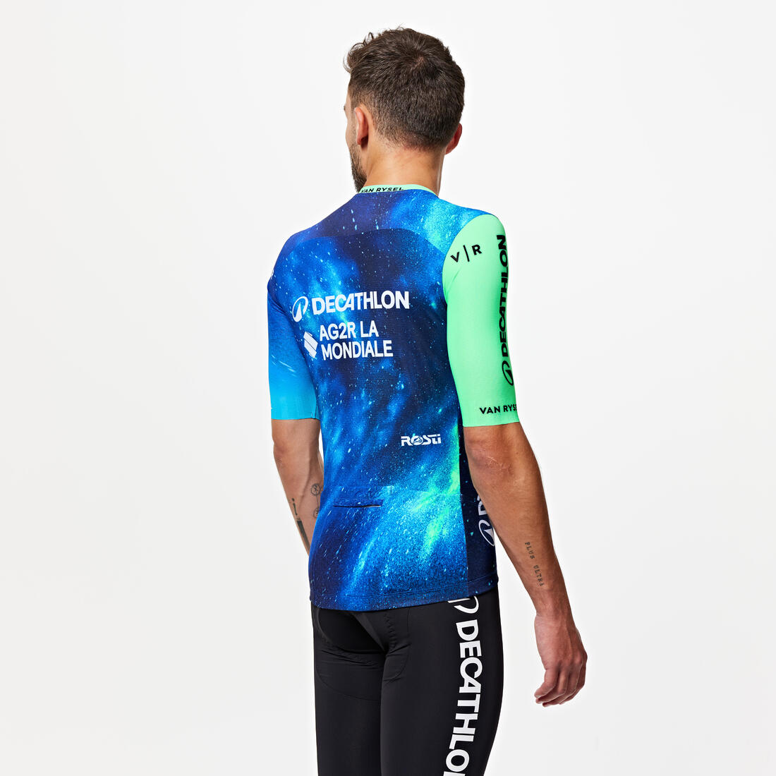 Maillot vélo route manches courtes - decathlon ag2r la mondiale team replica