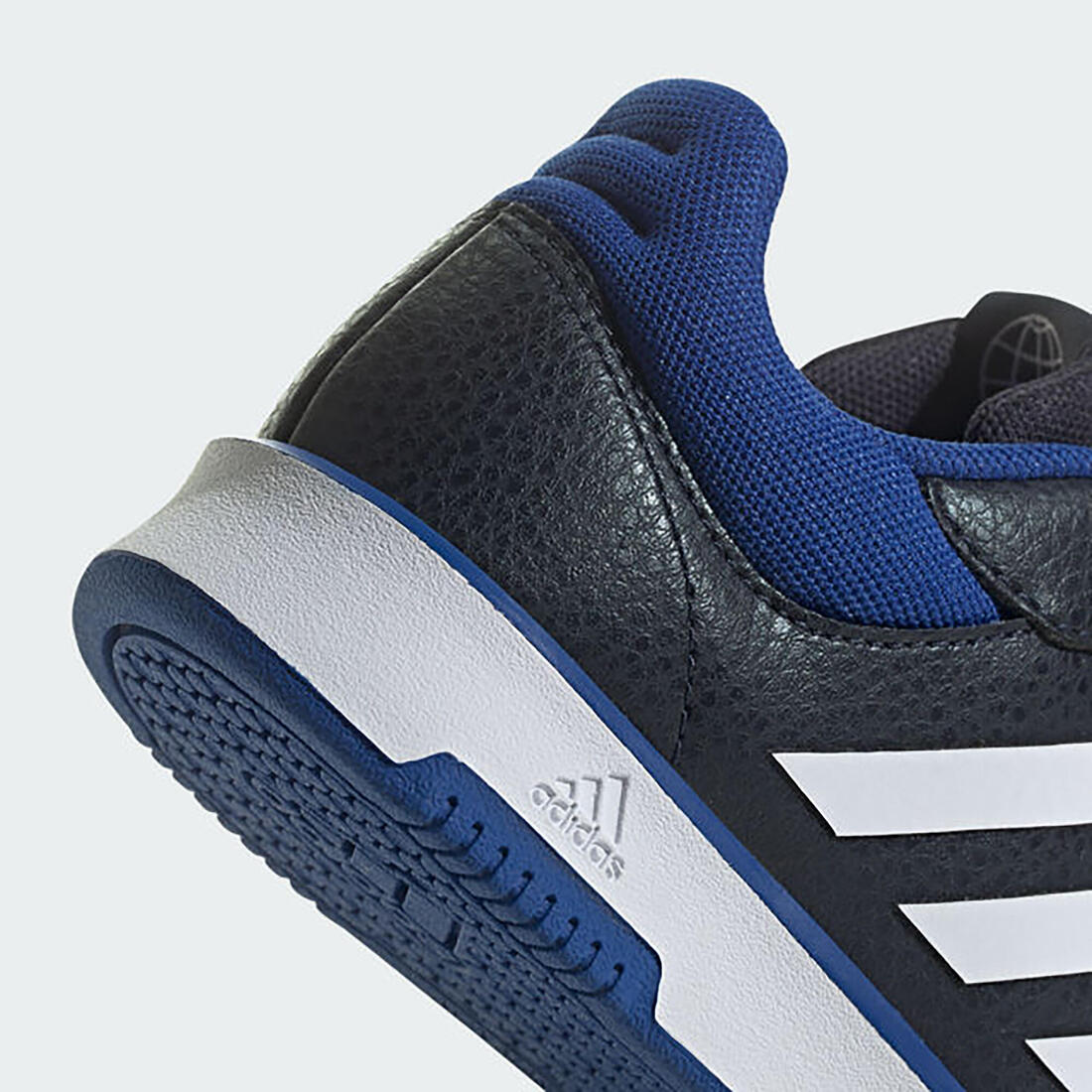 Baskets à scratch enfant - ADIDAS TENSAUR noir/bleu