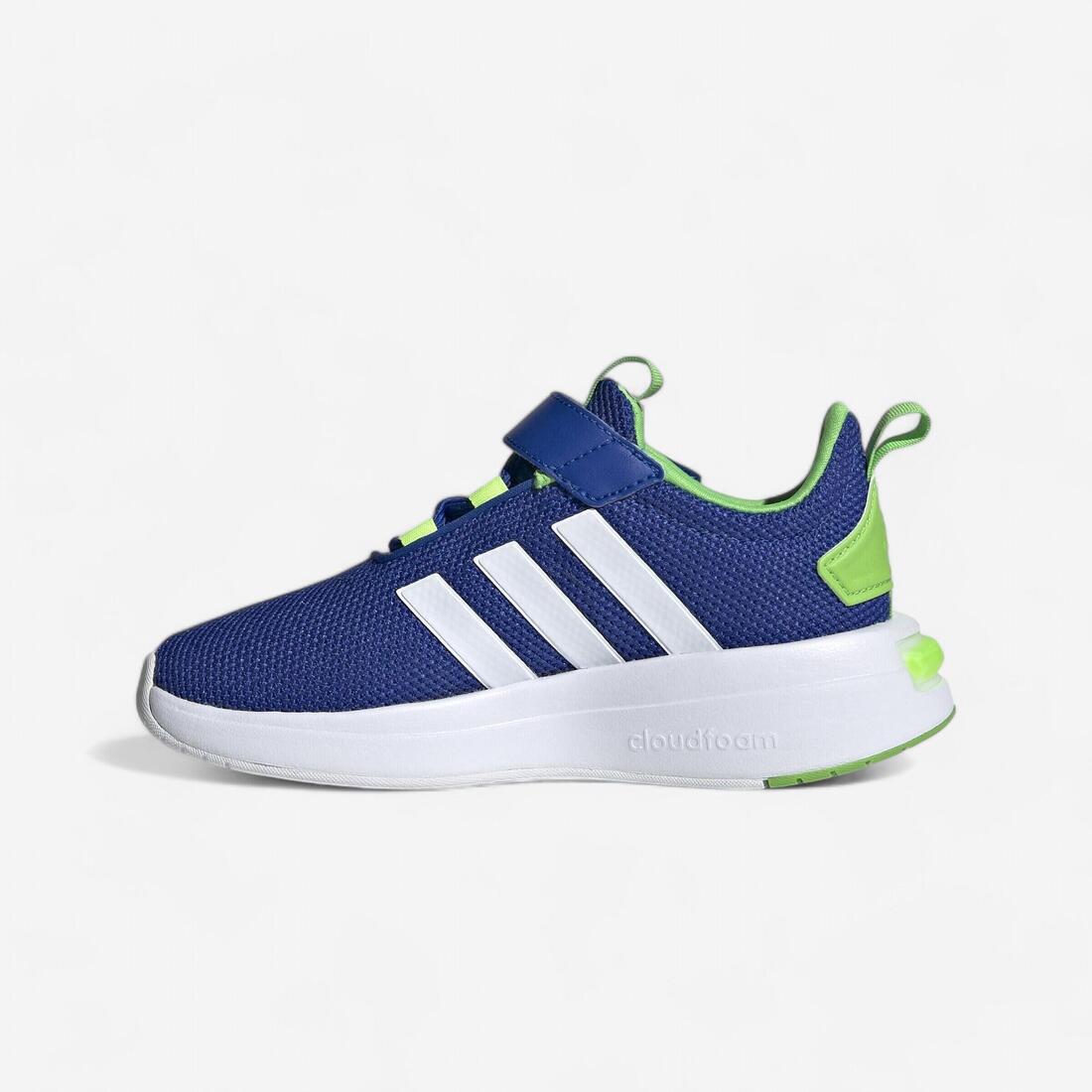 CHAUSSURES RACER TR23 ADIDAS ENFANT BLEU BLANC JAUNE