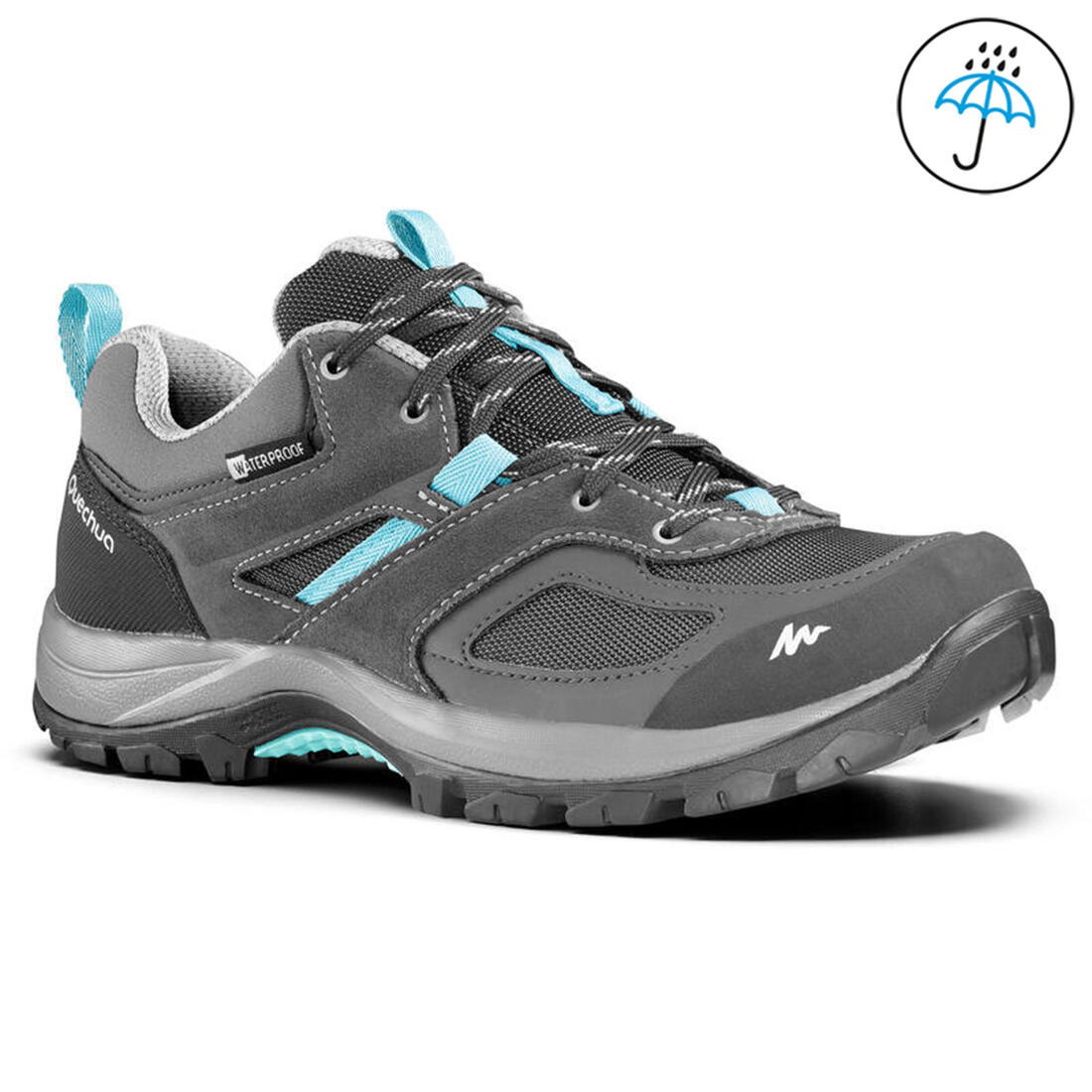 Chaussures imperméables de randonnée montagne - MH100 - Femme