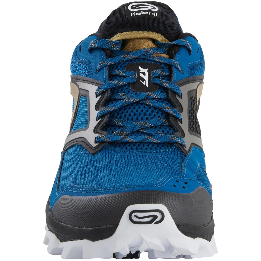 Chaussures de trail running pour homme XT7 bleue et bronze