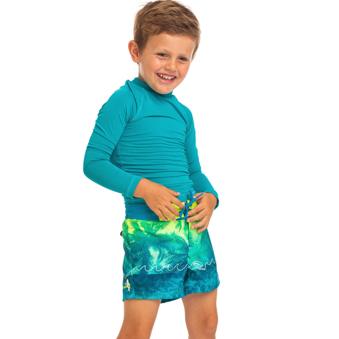 short de bain kid 500 vert