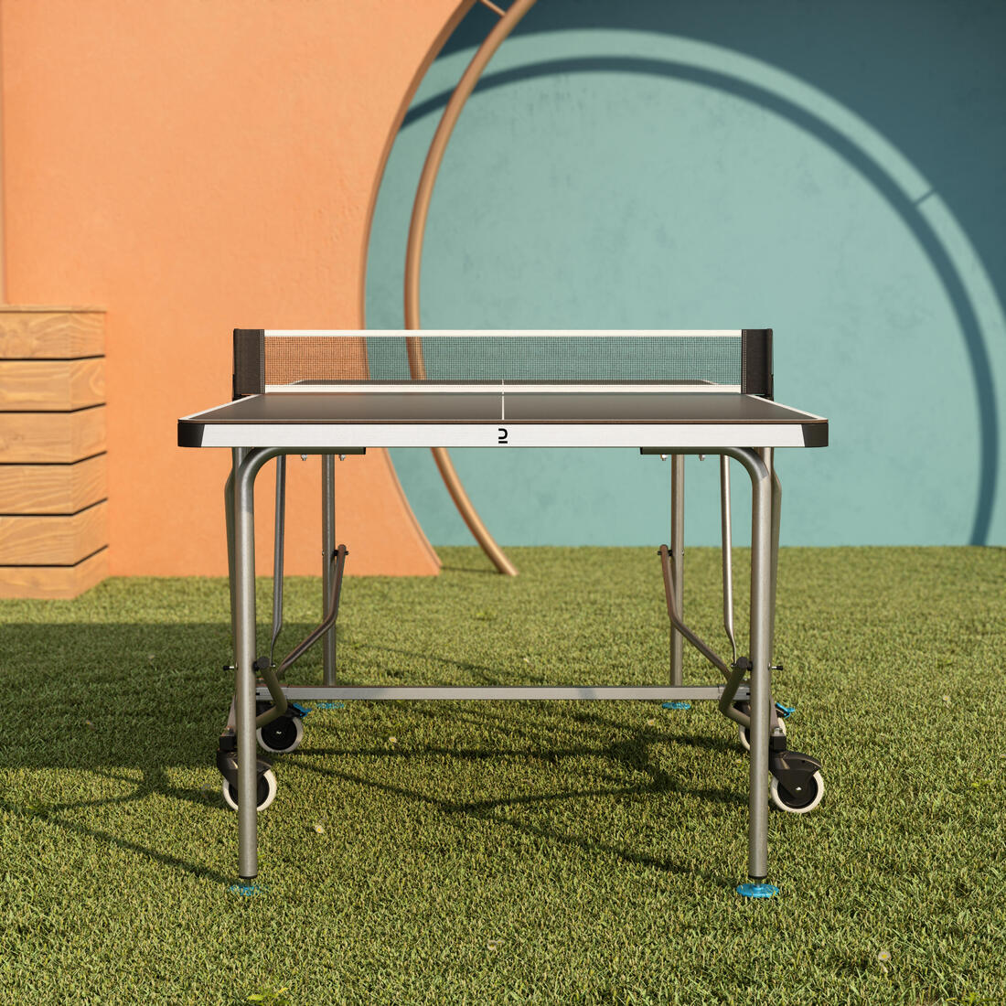 TABLE DE PING PONG PPT 530 MEDIUM OUTDOOR AVEC HOUSSE