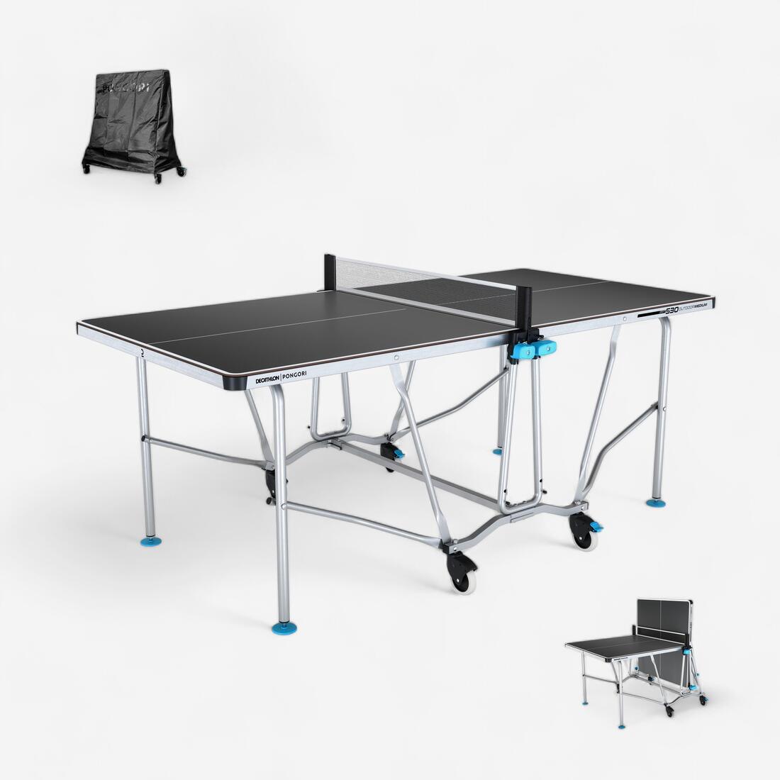 TABLE DE PING PONG PPT 530 MEDIUM OUTDOOR AVEC HOUSSE