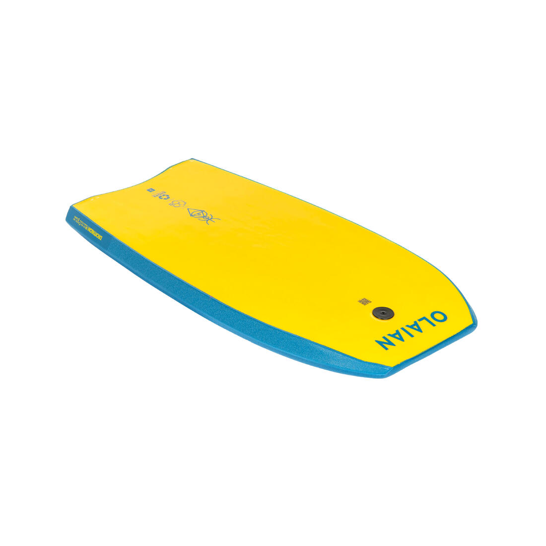 Bodyboard 100 Junior rose avec leash poignet