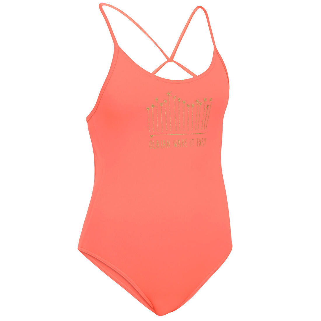 Maillot de bain 1 piece fille 100