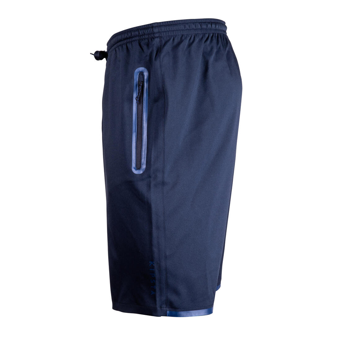 Short de football avec poches zippées adulte VIRALTO ZIP