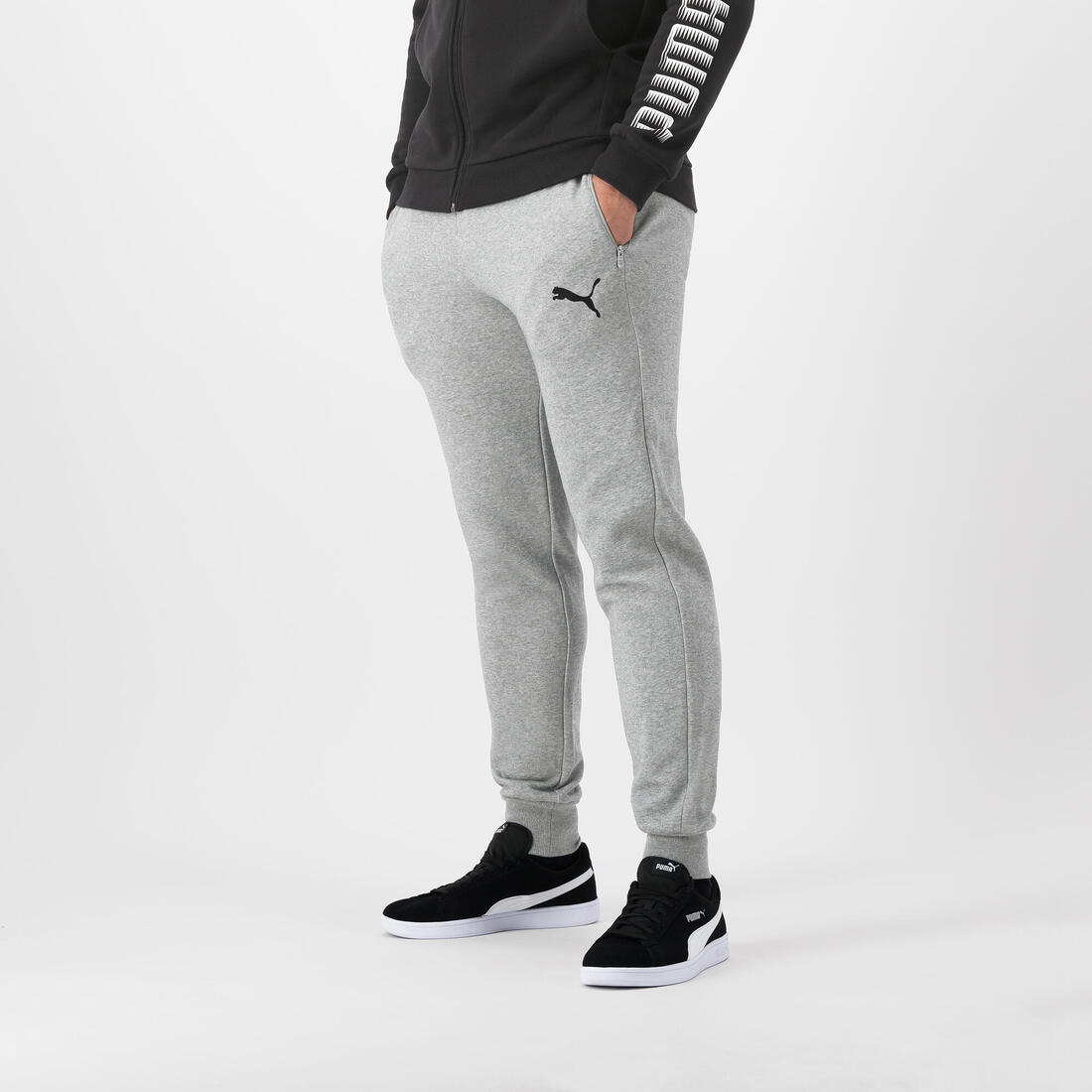 Pantalon jogging fitness PUMA homme gris