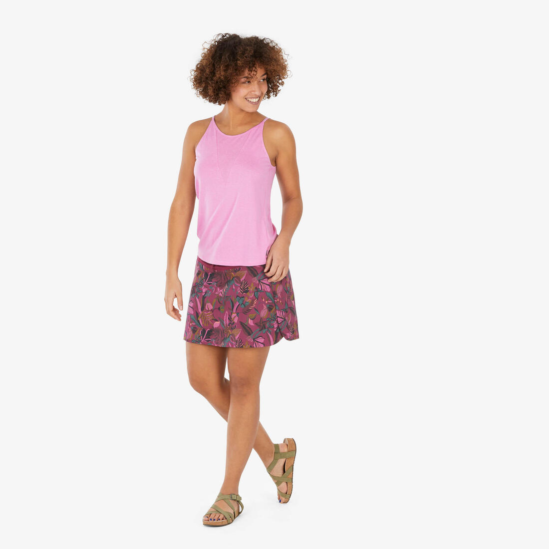 Jupe short de randonnée - nh500 - femme