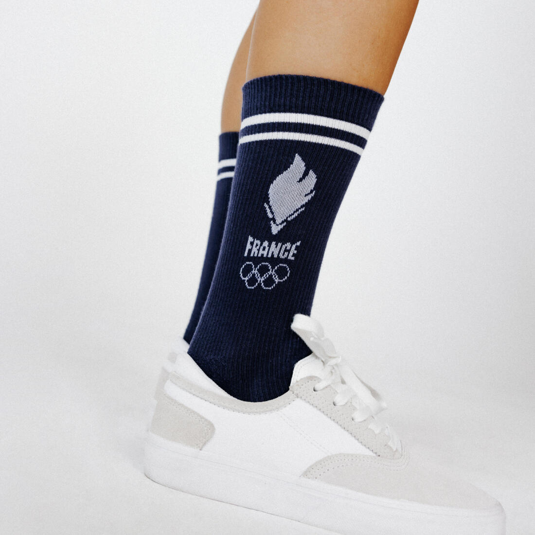 Chaussettes Equipe de France Olympique Adulte Mixte bleues