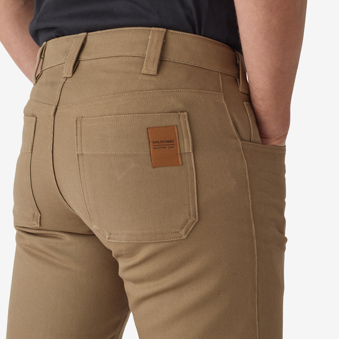 PANTALON RESISTANT  UTILITAIRE 500 MARRON