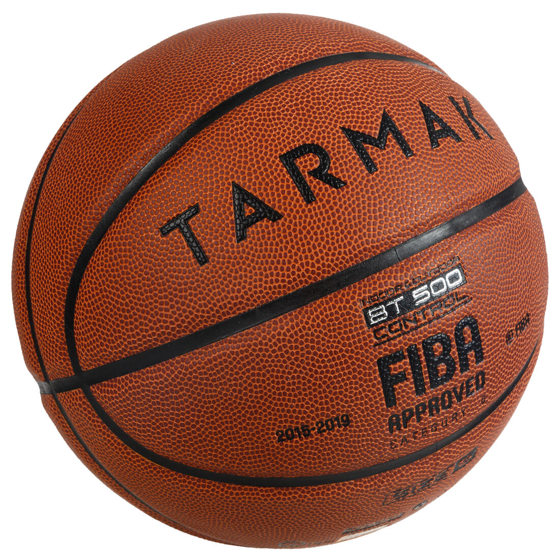 Ballon de basketball taille 6 - BT500 bleu orange