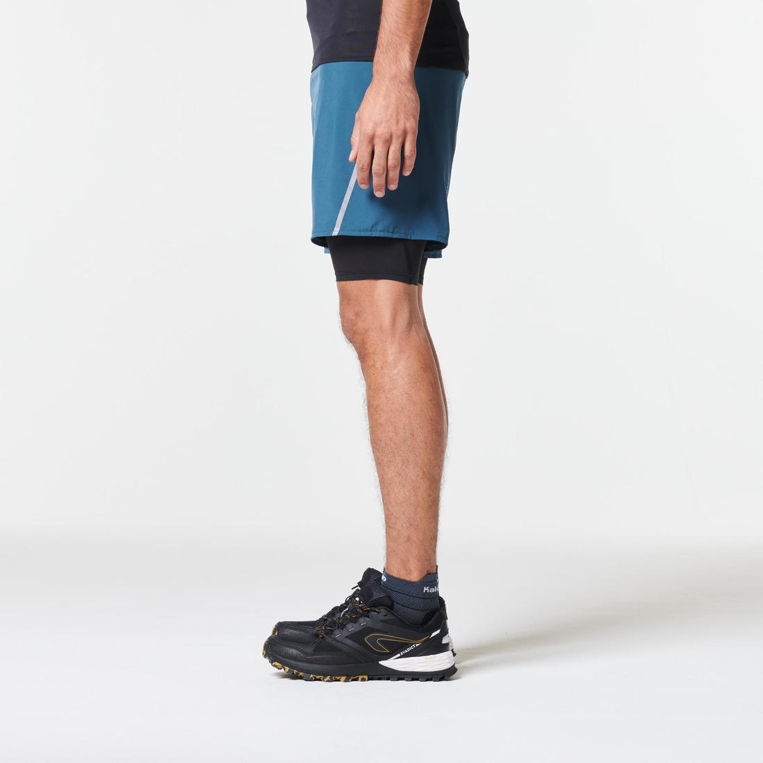 SHORT CUISSARD DE TRAIL RUNNING  CONFORT HOMME