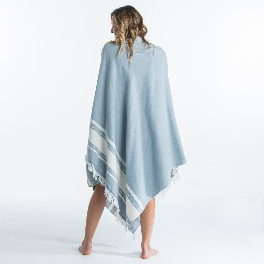 Serviette de plage poncho 190 x 190 cm